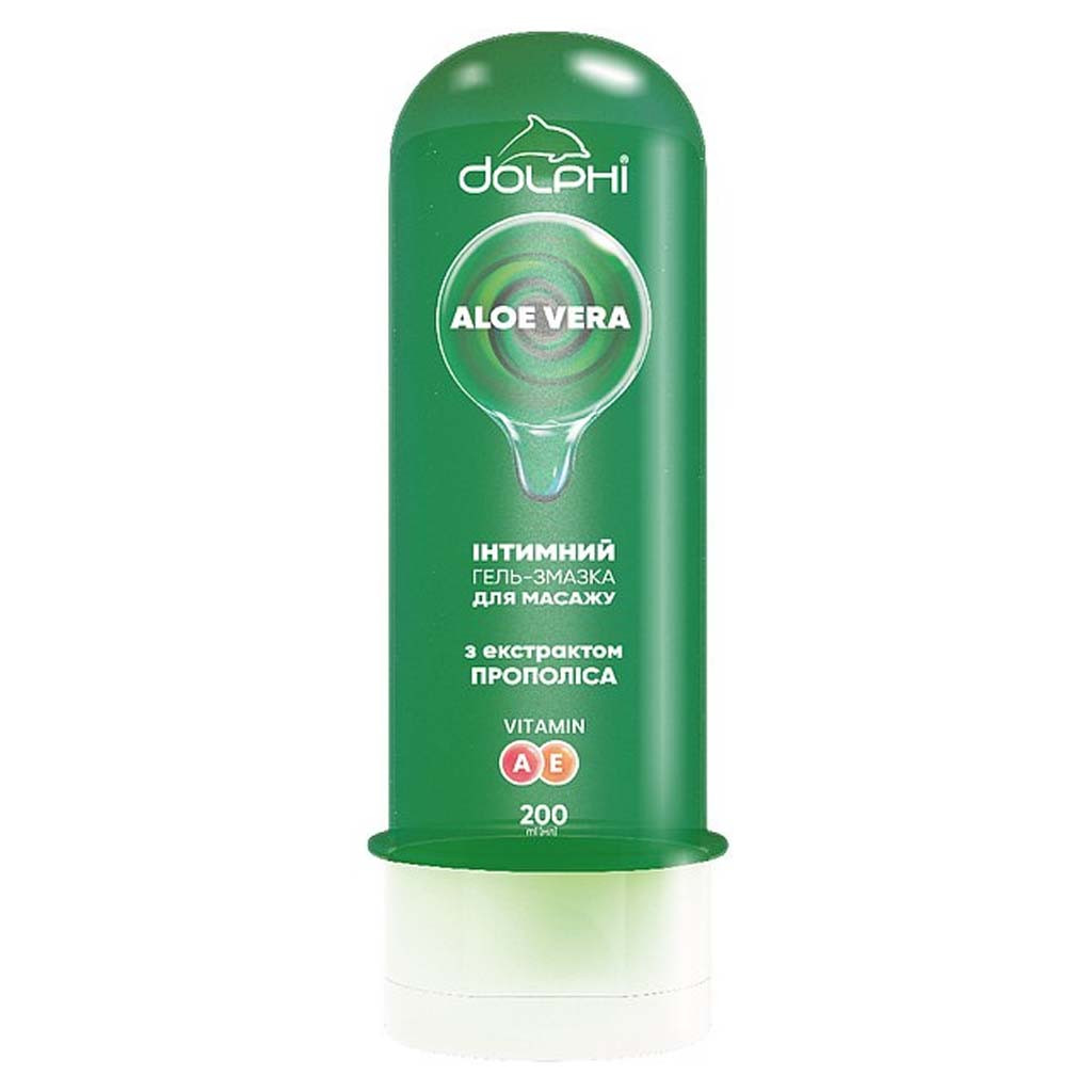 Інтимна Гель-Змазка Dolphi Aloe Vera 200 мл - eTabletka.ua